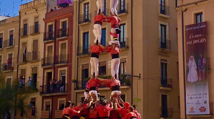 Human Tower - Tarragona, Spain