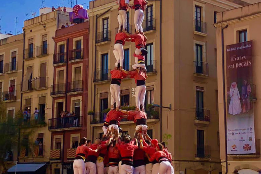 Human Tower - Tarragona, Spain