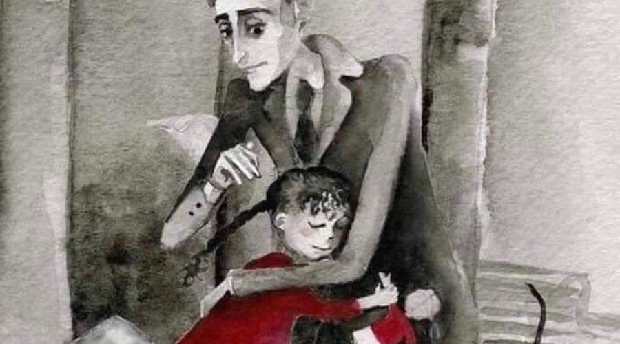 Kafka, the Lost Doll and the Little Girl