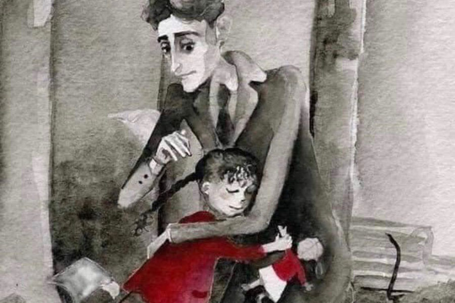 Kafka, the Lost Doll and the Little Girl