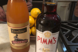 pimm's and ginger beer