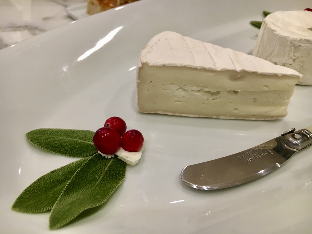 goat cheese with cranberry & sage