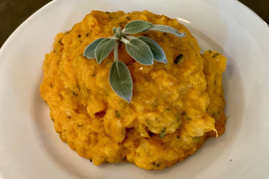 mashed sweet potatoes