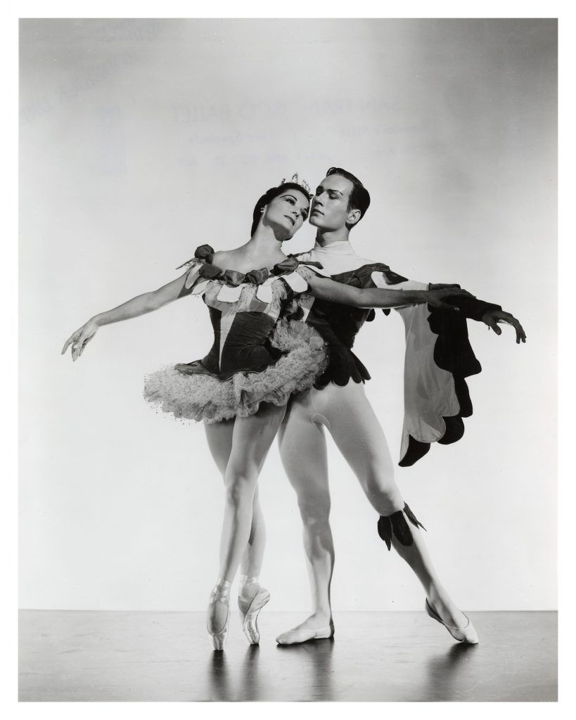 Jocelyn Vollmar and Roderick Drew as Queen and King of the Snow in SF Ballet Nutcracker