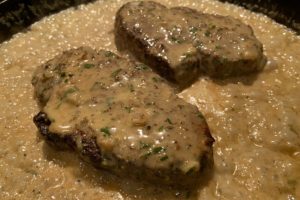 steak au poivre