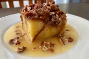 pecan brown sugar bread pudding