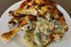 chicken with creme fraiche