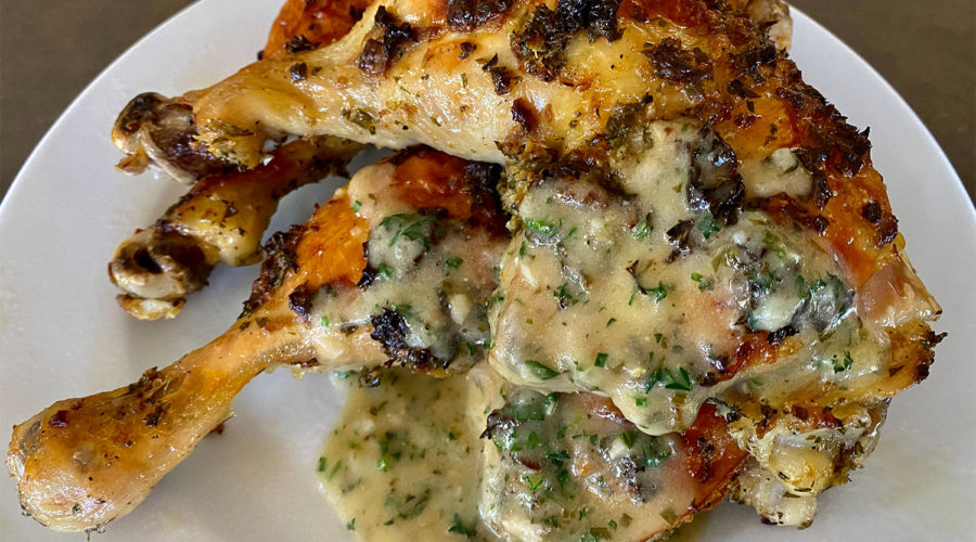 chicken with creme fraiche