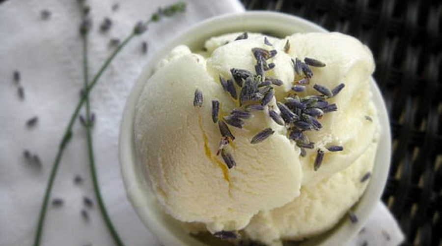 honey-lavender ice cream