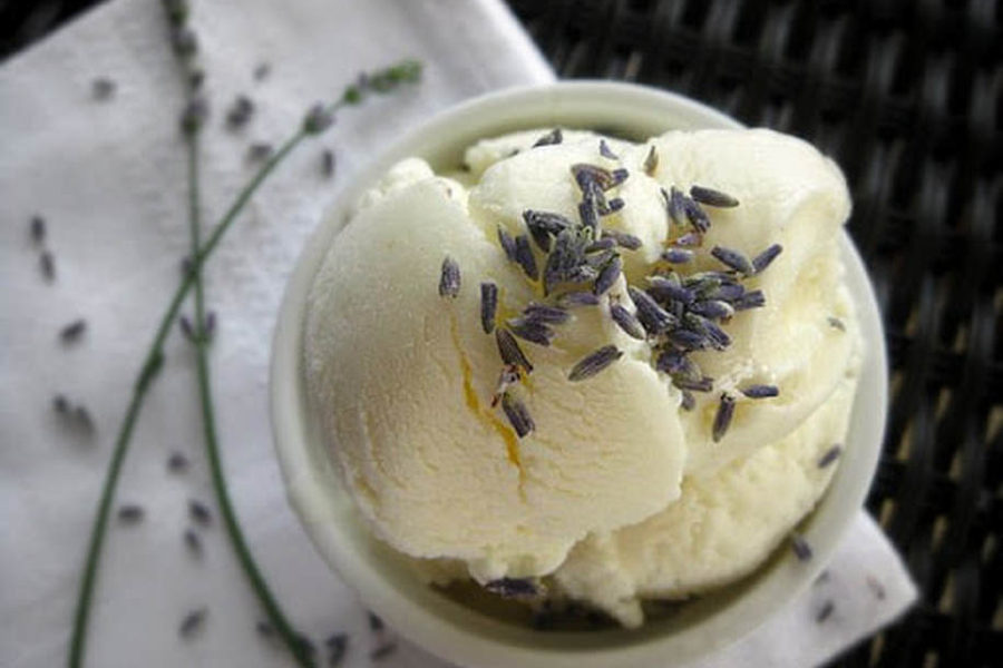 honey-lavender ice cream