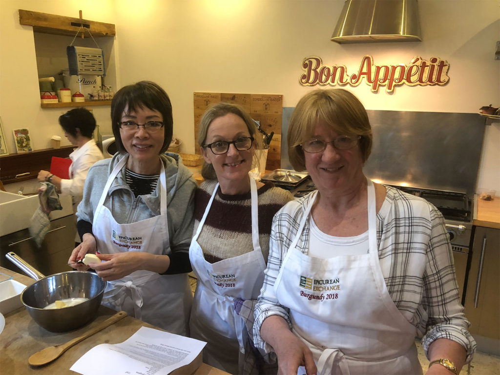 Katherine Frelon teaching Epicurean Exchange guests