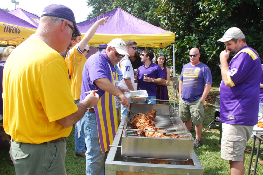 Brian Krantz (second from left) at work