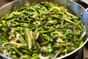 spring vegetable saute