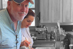 Chef Charlie cooking